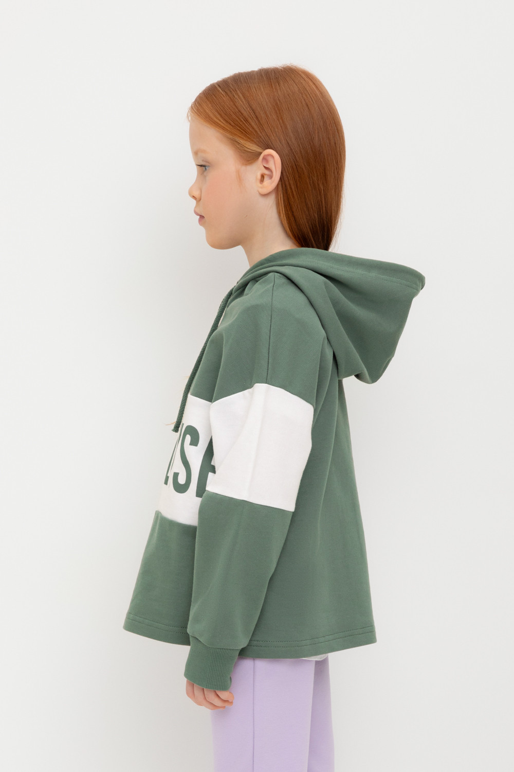 Джемпер для девочки, артикул: К 301691, цвет: зеленый, фото 3