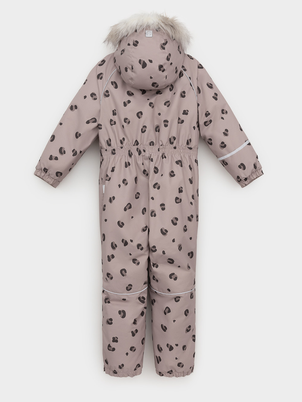 Комбинезоны утепленные для девочки, артикул: ВК 60098/н/12 ГР, цвет: кофейный, фото 3