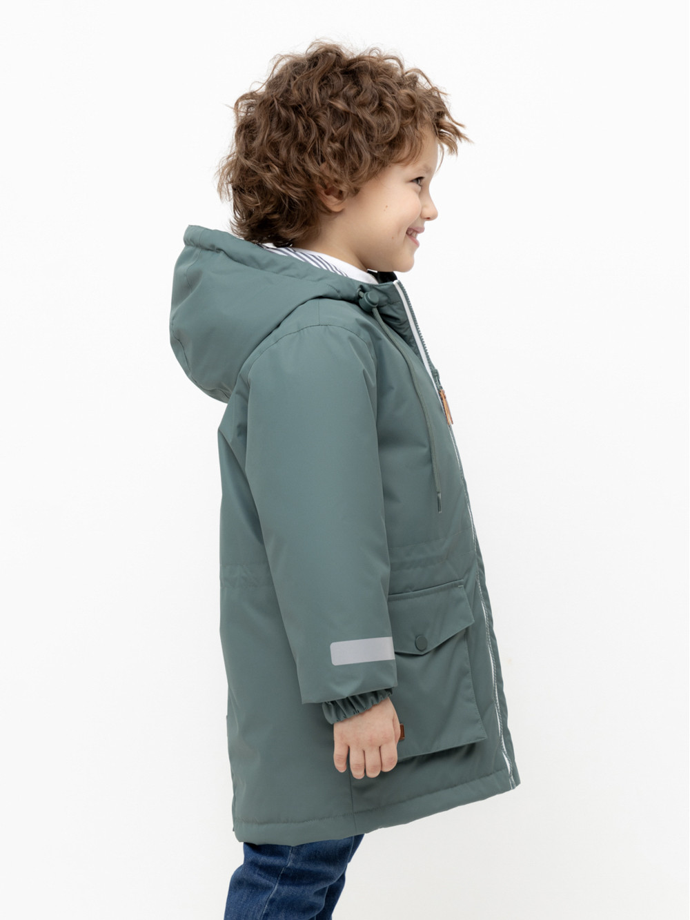 Куртки для мальчика, артикул: ВК 30147/3 УЗГ, цвет: зеленый, фото 3