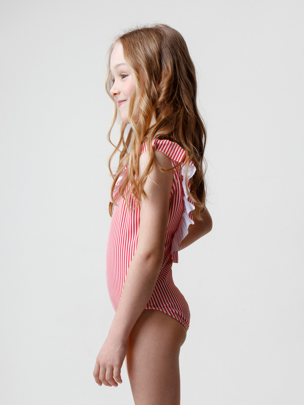 Купальник для девочки, артикул: ТК 16028/1н ФВ, цвет: розовый, фото 3