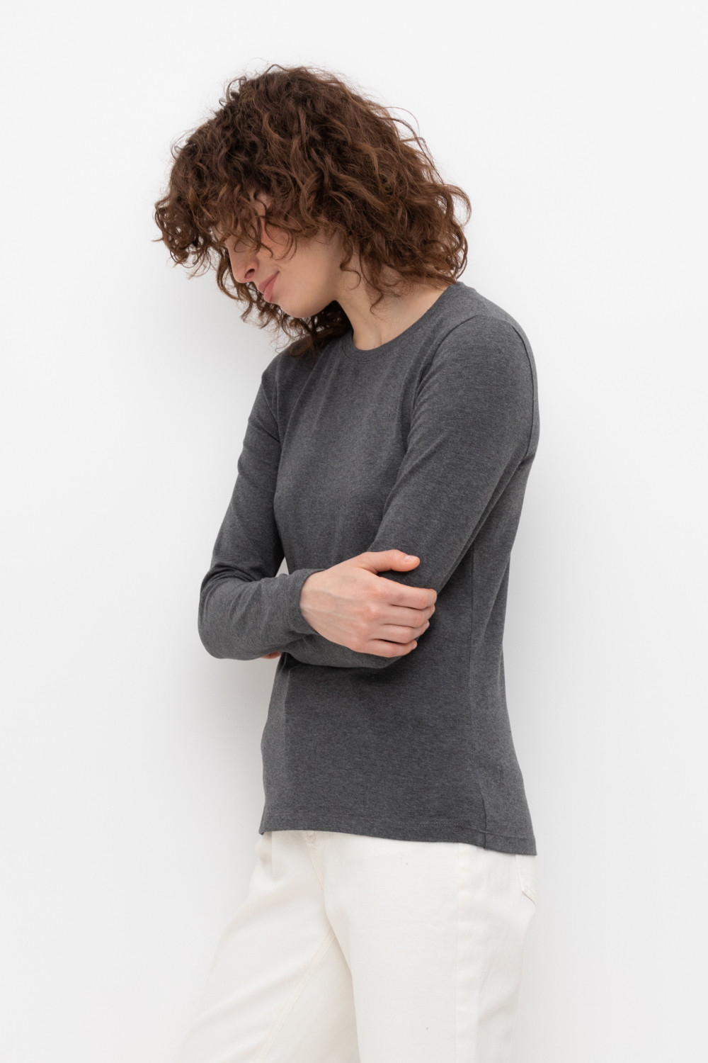 Джемперы женские для мам, артикул: ЕВТ 3263, цвет: темно-серый, фото 3