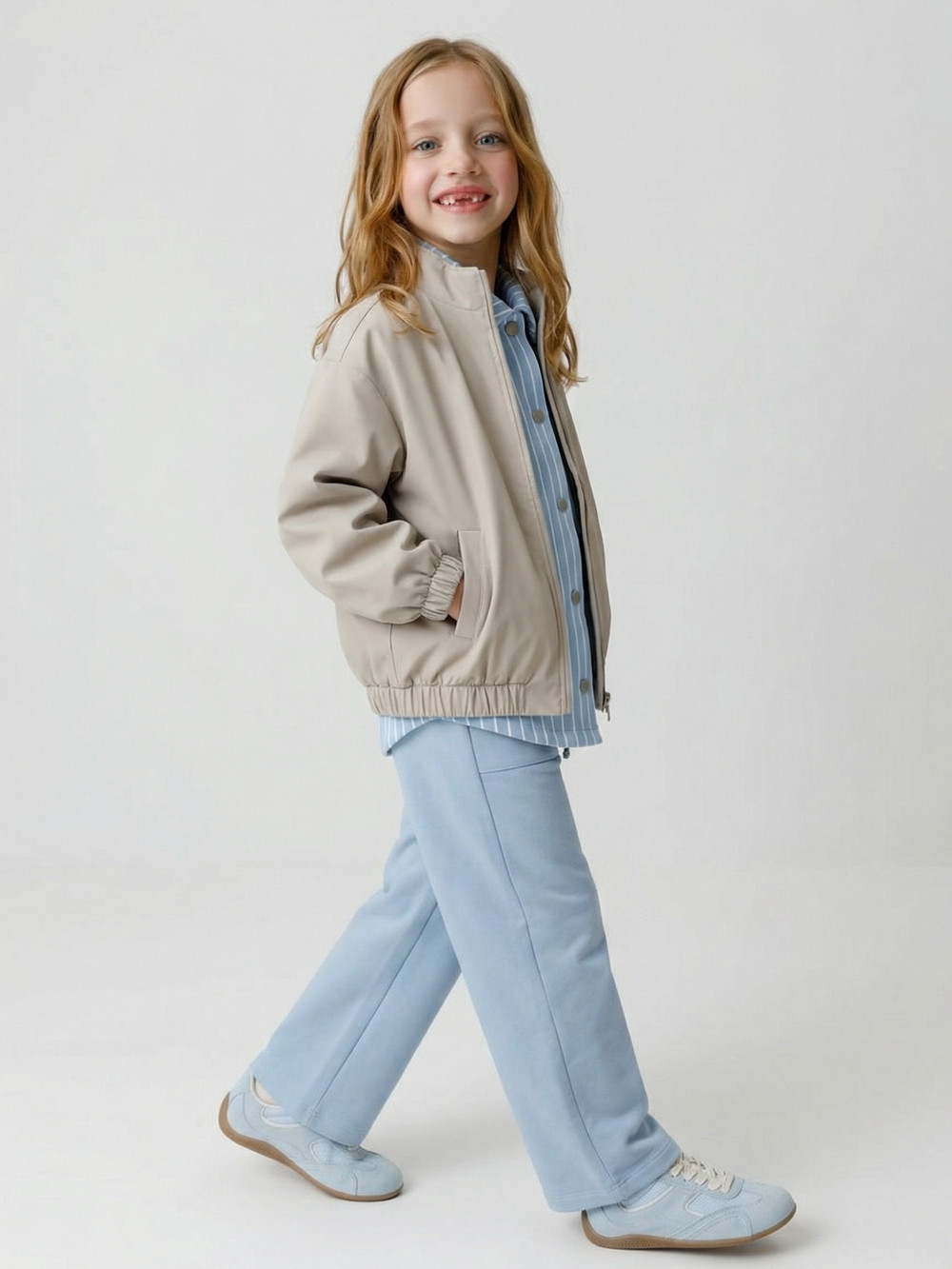 Куртка, артикул: ВК 30156/1 ГР, цвет: бежевый, фото 3