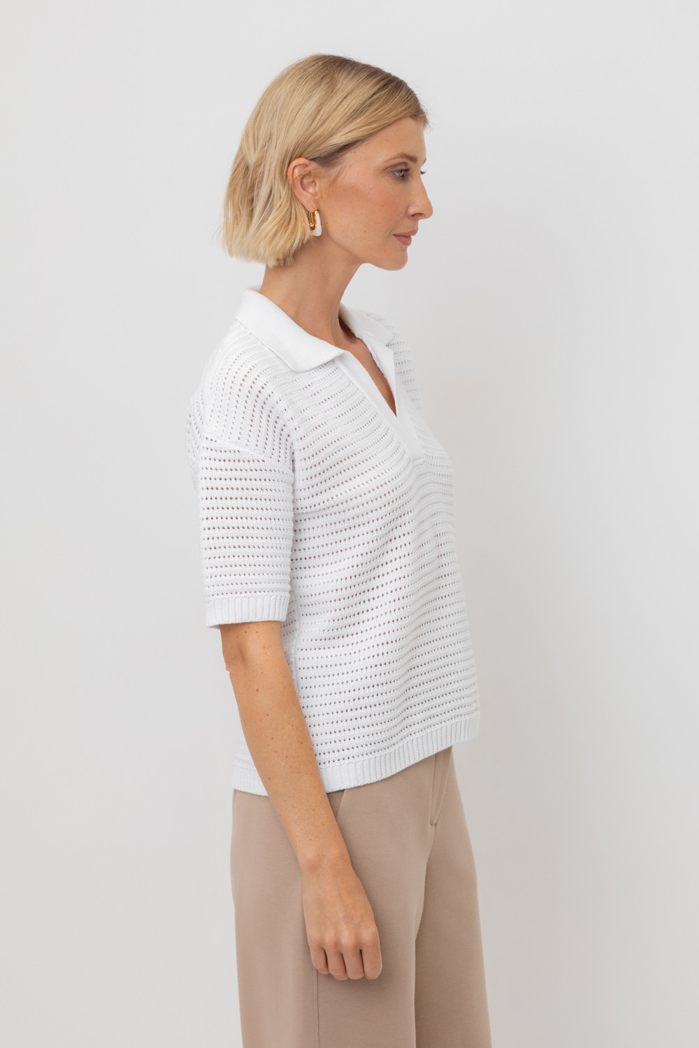 Джемперы женские для мам, артикул: ЕВ 30202, цвет: белый, фото 3