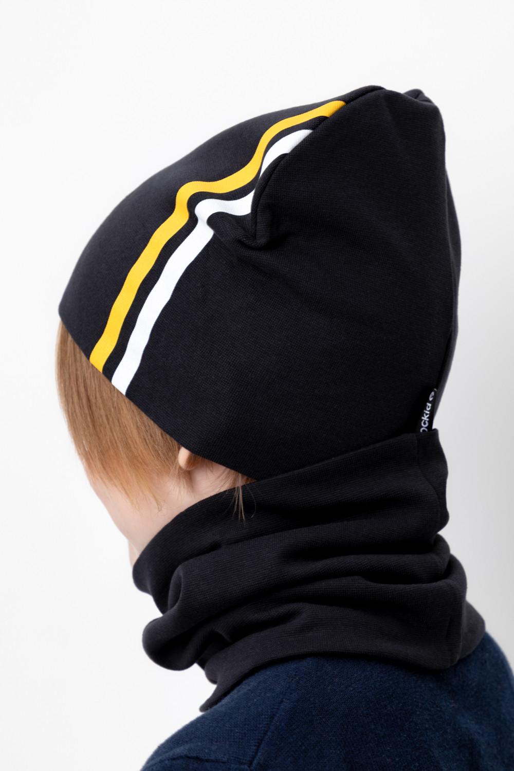 Шапка для мальчика, артикул: К 8125, цвет: темно-серый, фото 3