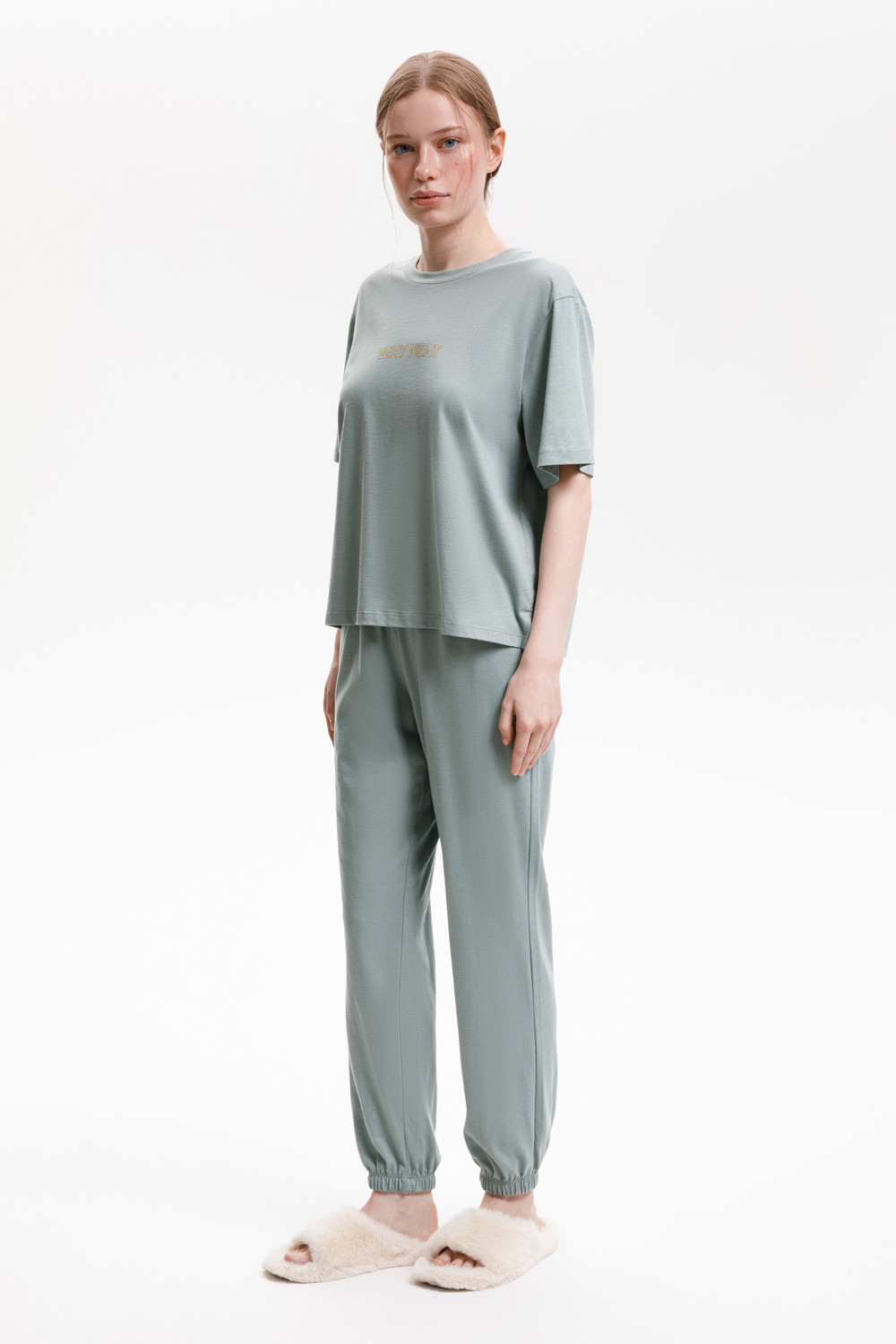 Комплекты для дома для мам, артикул: Е 20151, цвет: зеленый, фото 3