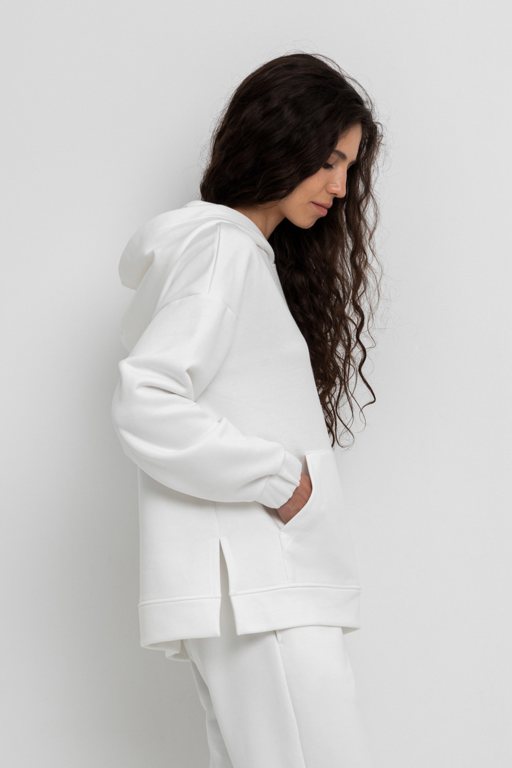 Толстовки женские для мам, артикул: ЕВТ 3235, цвет: бежевый, фото 3