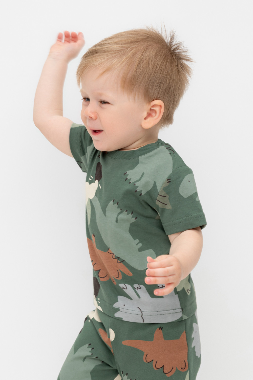 Футболка для мальчика, артикул: КР 302537, цвет: зеленый, фото 3