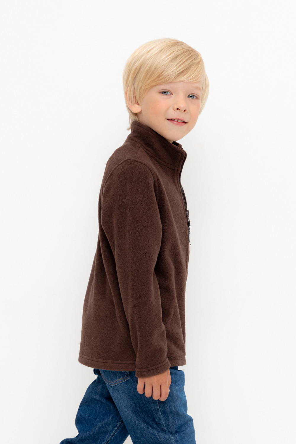 Куртка для мальчика, артикул: ФЛ 34025, цвет: коричневый, фото 3