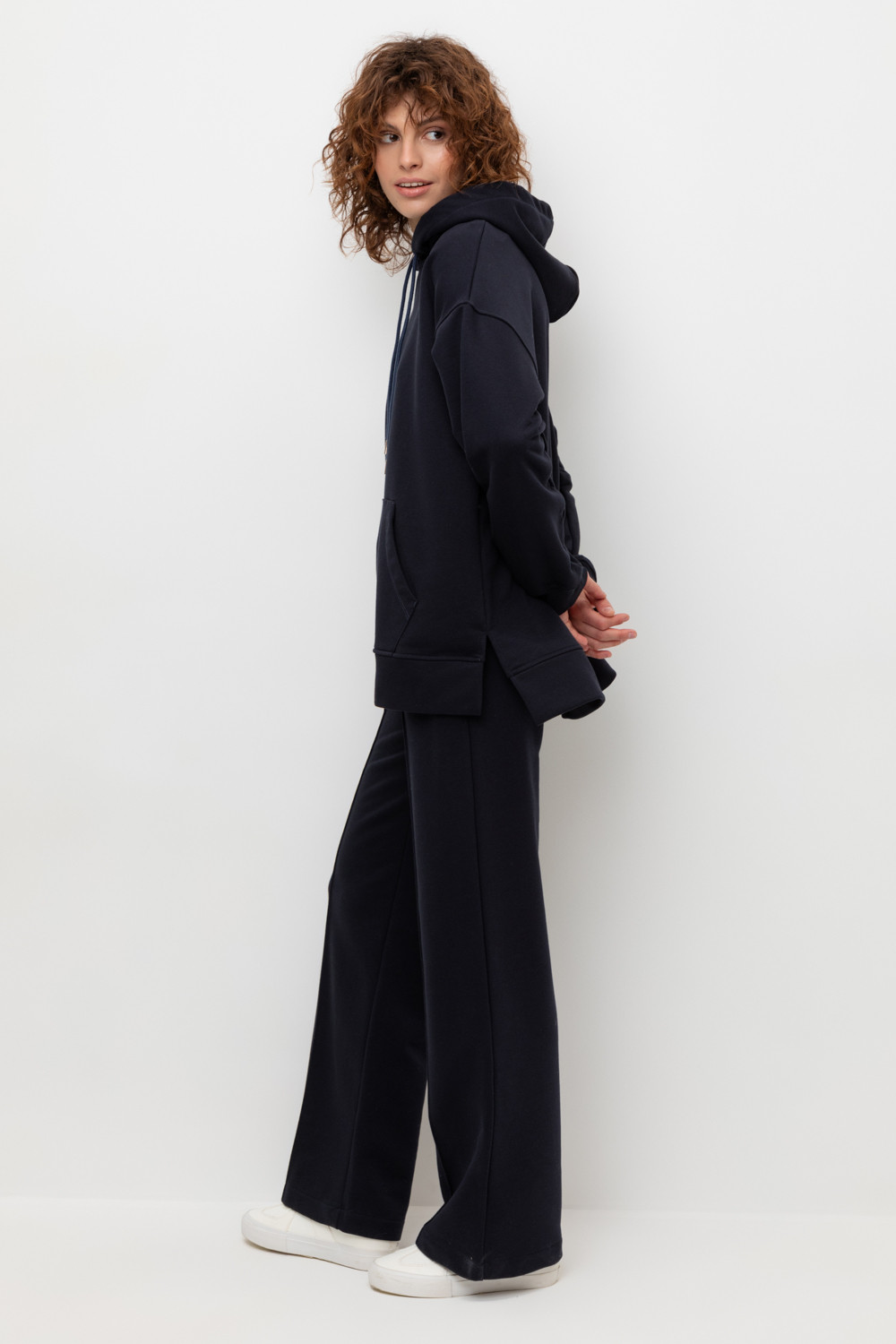 Брюки женские для мам, артикул: ЕВТ 4052/24, цвет: синий, фото 3