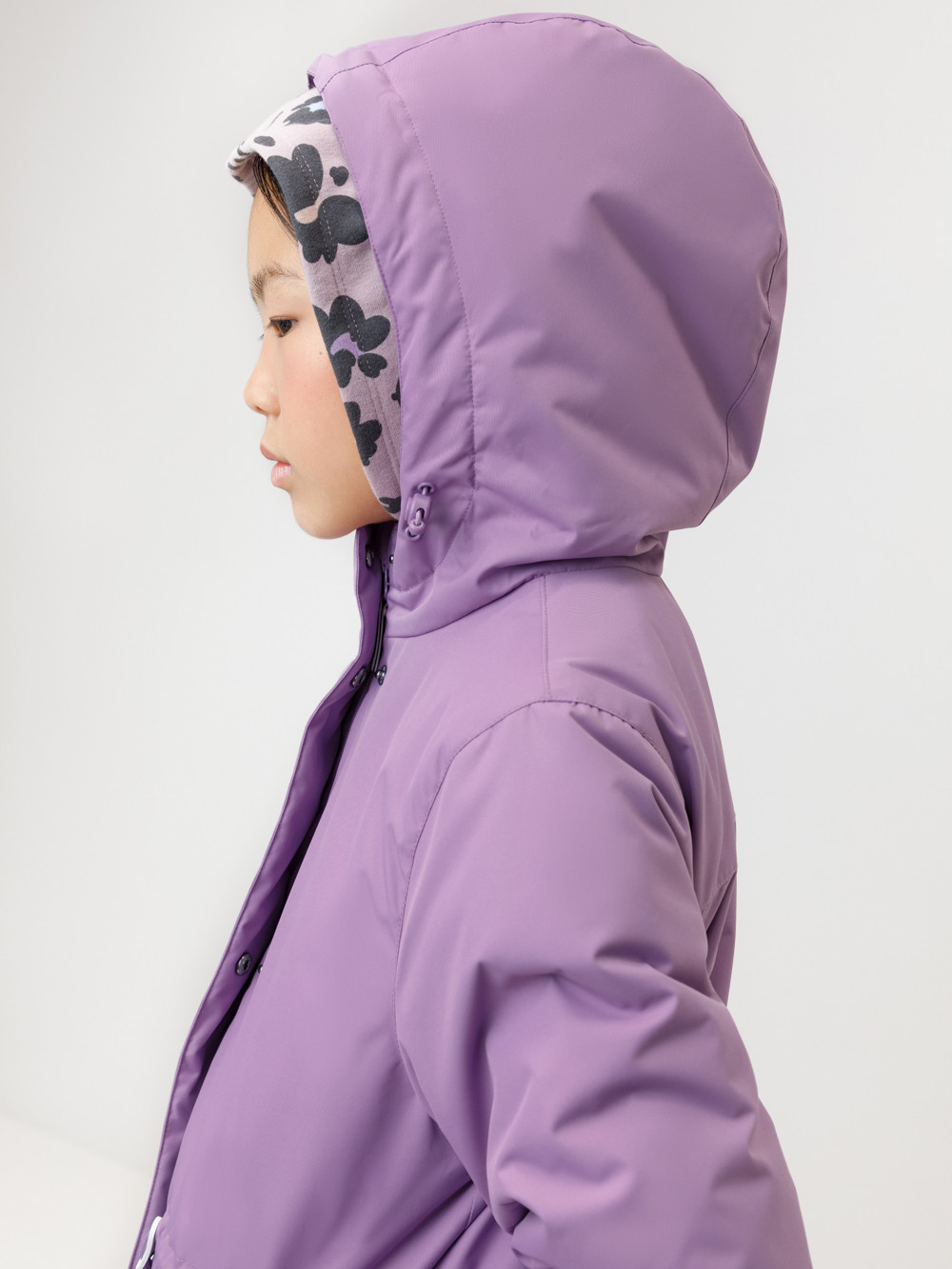 Пальто для девочки, артикул: ВК 32171/4 УЗГ, цвет: бордовый, фото 3