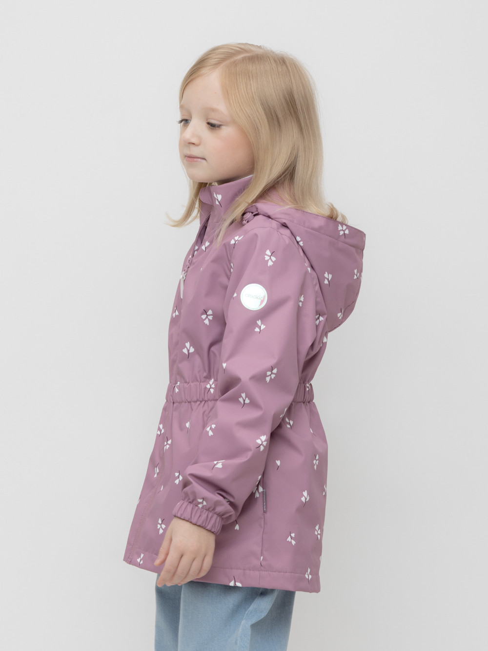 Куртка для девочки, артикул: ВК 32123/н/5 УЗГ, цвет: бордовый, фото 3