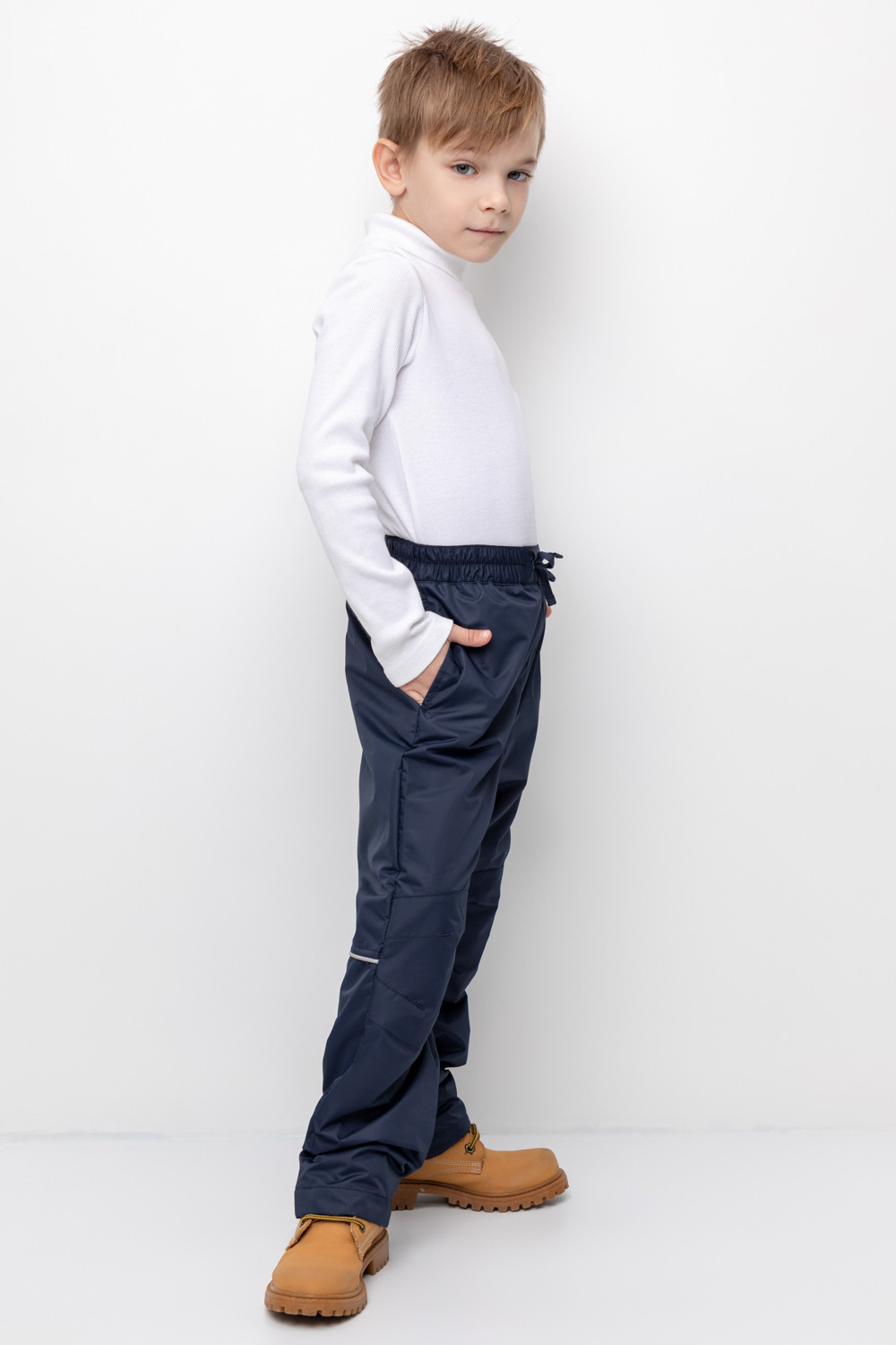 Брюки утепленные для мальчика, артикул: ВК 46015/23/4 УЗГ, цвет: синий, фото 3