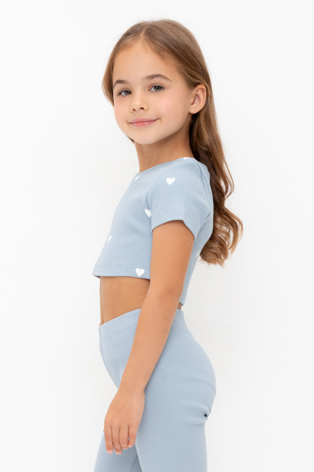 Футболка для девочки, артикул: КР 302727, цвет: синий, фото 3