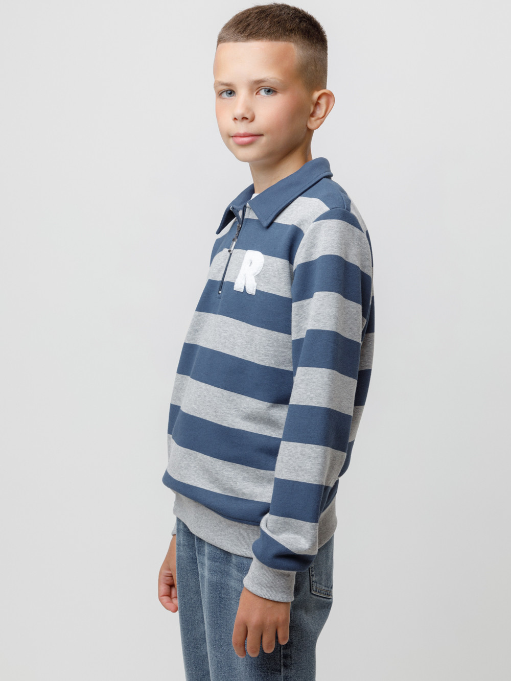 Свитшоты для мальчика, артикул: КР 302795, цвет: синий, фото 3