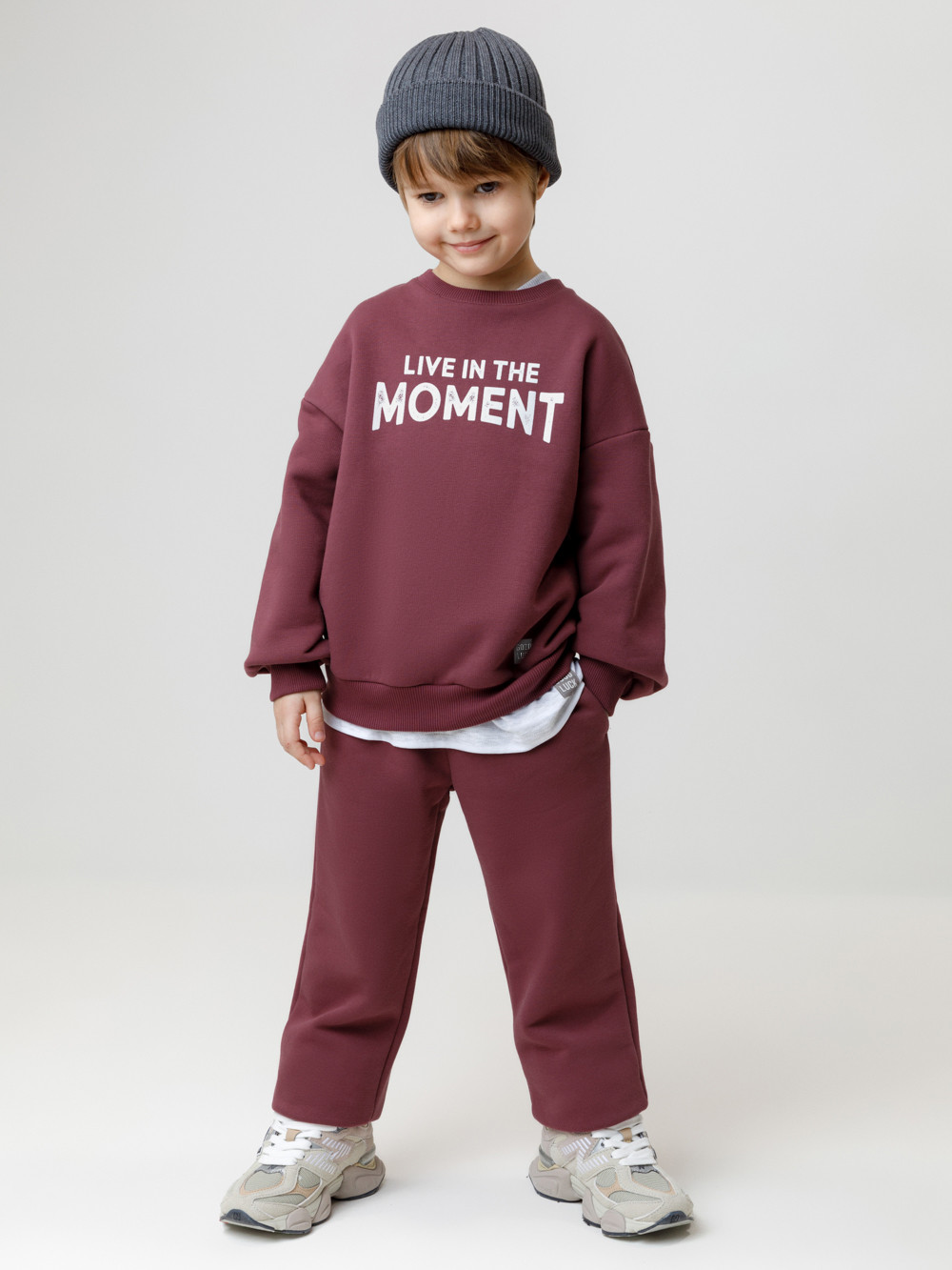 Свитшоты для мальчика, артикул: КР 302802, цвет: коричневый, фото 3