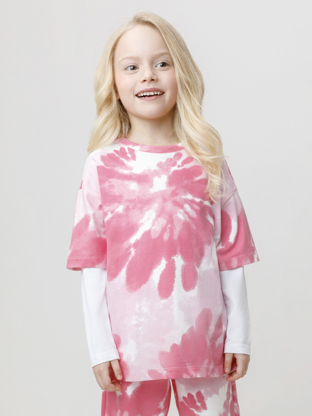 Футболка для девочки, артикул: КР 302937, цвет: сахар, фото 3