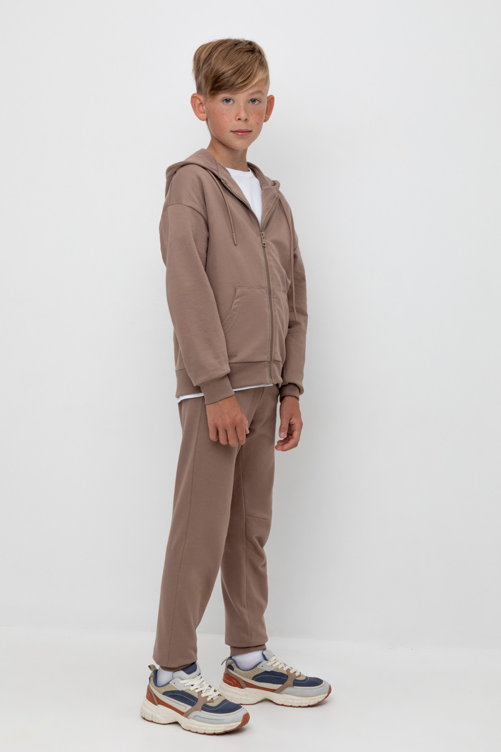 Брюки, артикул: К 400569, цвет: коричневый, фото 3