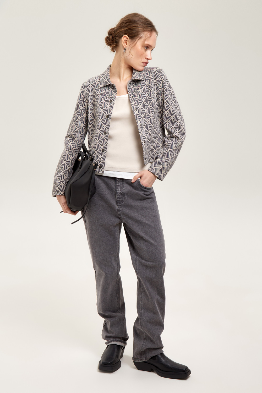 Жакеты, куртки женские для мам, артикул: ЕВТ 3277, цвет: бежевый, фото 3