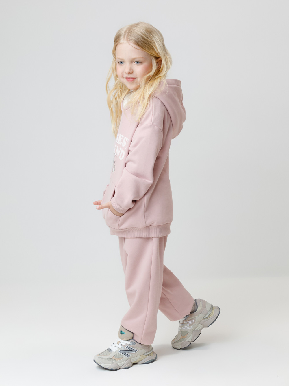 Брюки для девочки, артикул: КР 400850, цвет: розовый, фото 3