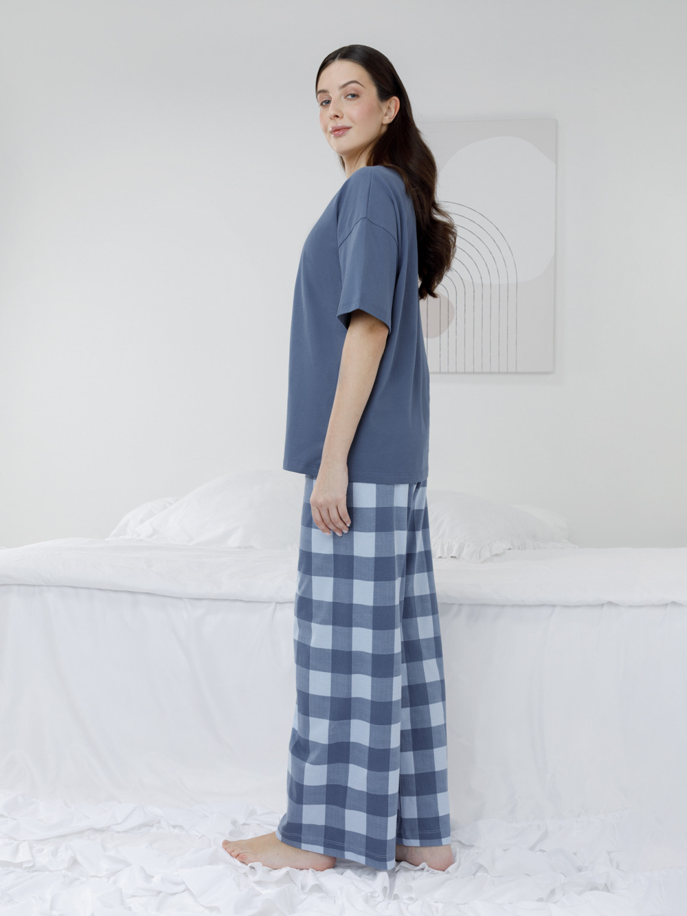 Комплекты для дома для мам, артикул: МП 20209, цвет: синий, фото 3