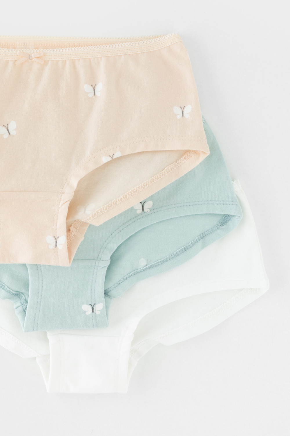 Трусы для девочки, артикул: К 1964-3уп, цвет: светло-голубой, фото 3