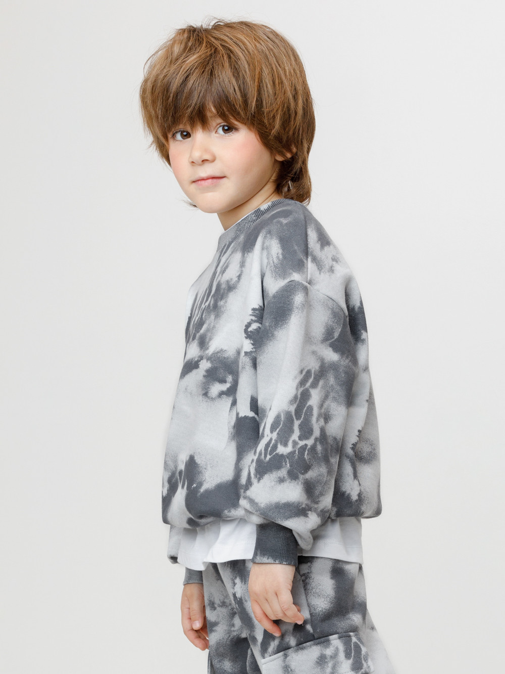 Свитшоты для мальчика, артикул: КР 302950, цвет: светло-серый5, фото 3