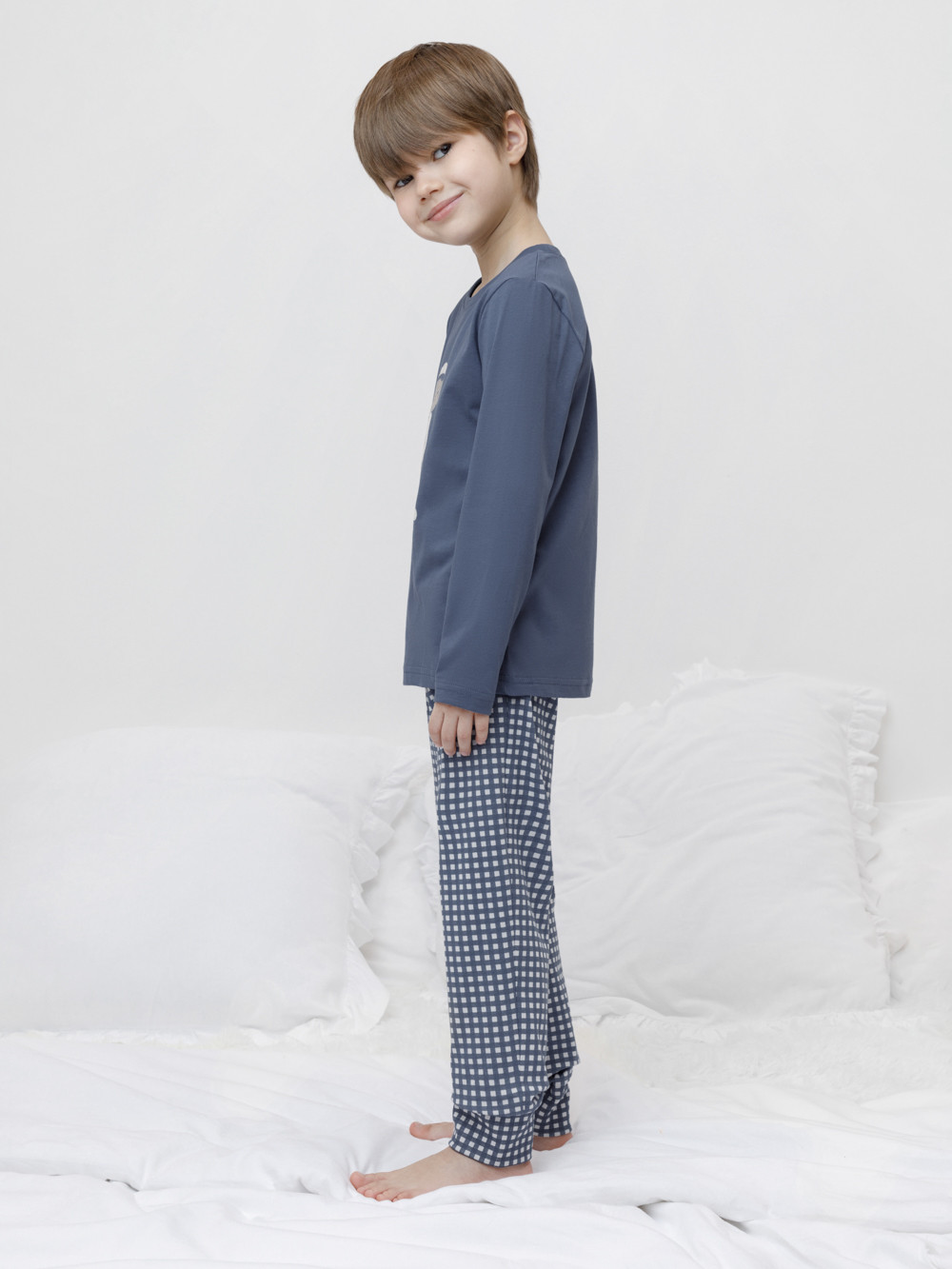 Пижама для мальчика, артикул: К 1606, цвет: синий, фото 3