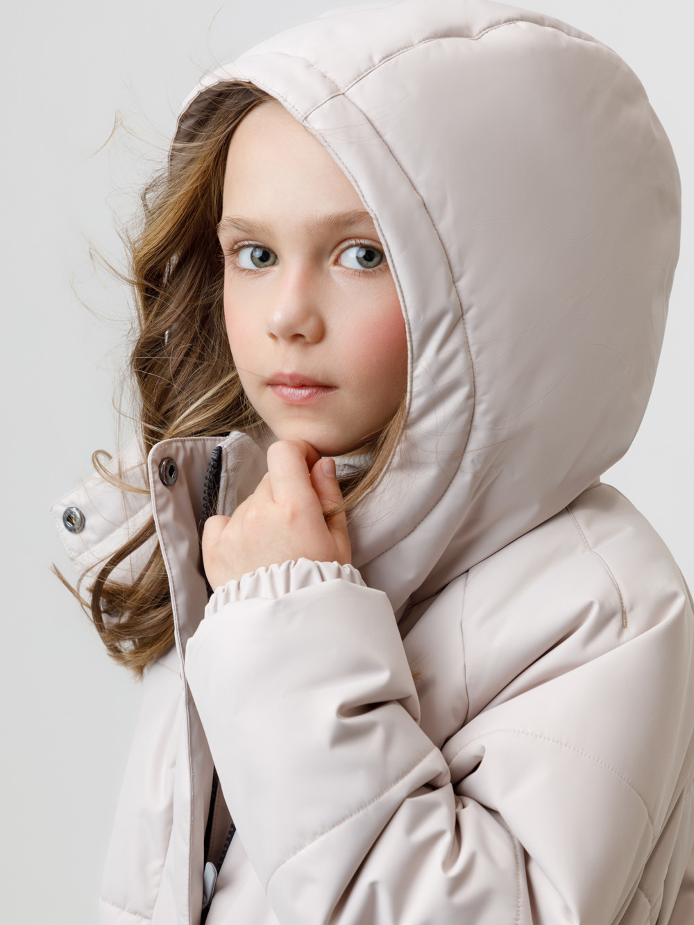 Куртка для девочки, артикул: ВК 38130/2 УЗГ, цвет: серый, фото 3