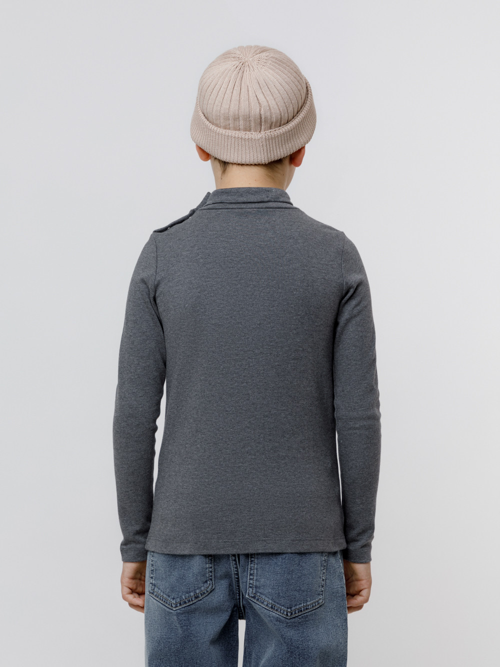 Водолазки, артикул: К 301072, цвет: темно-серый, фото 3