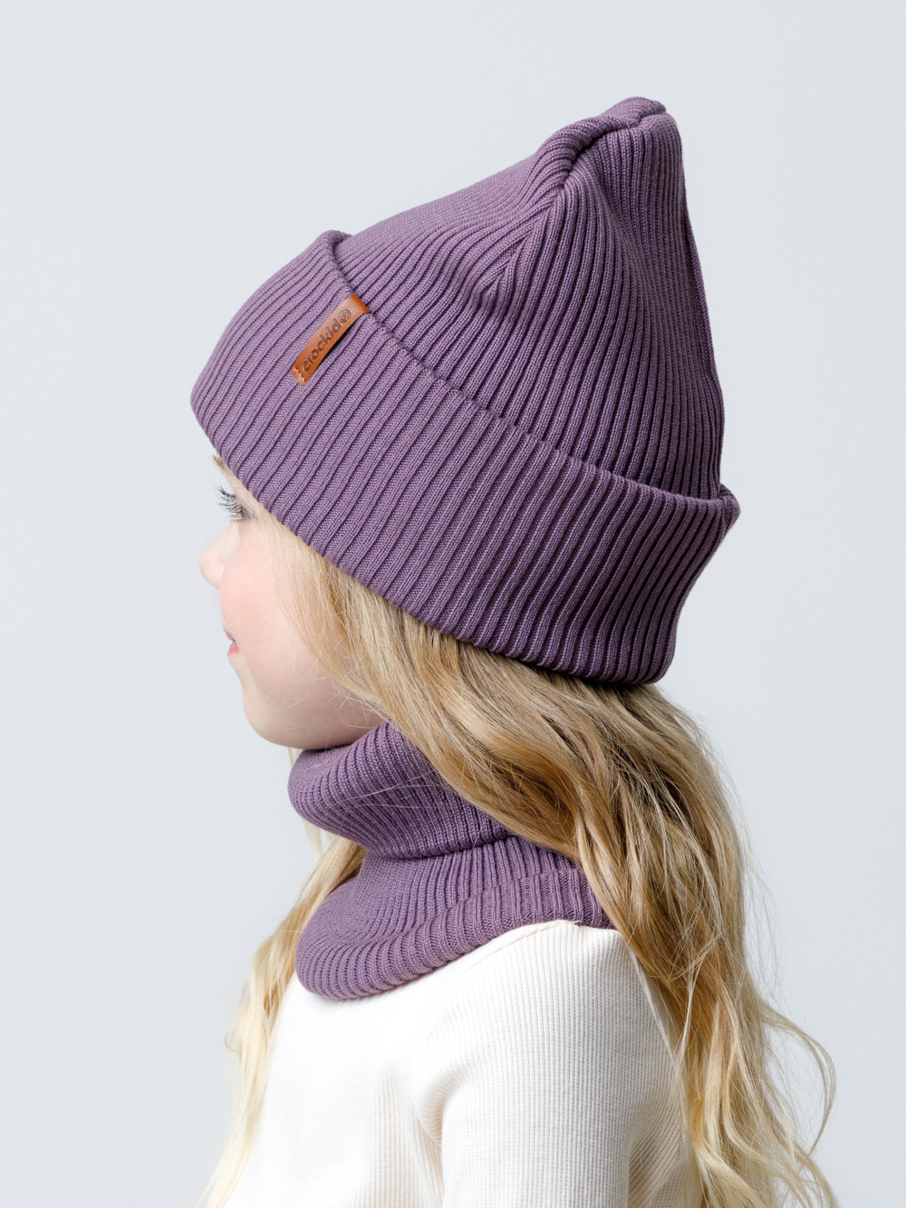 Комплект вязаный для девочки, артикул: КВ 22019, цвет: светло-розовый, фото 3