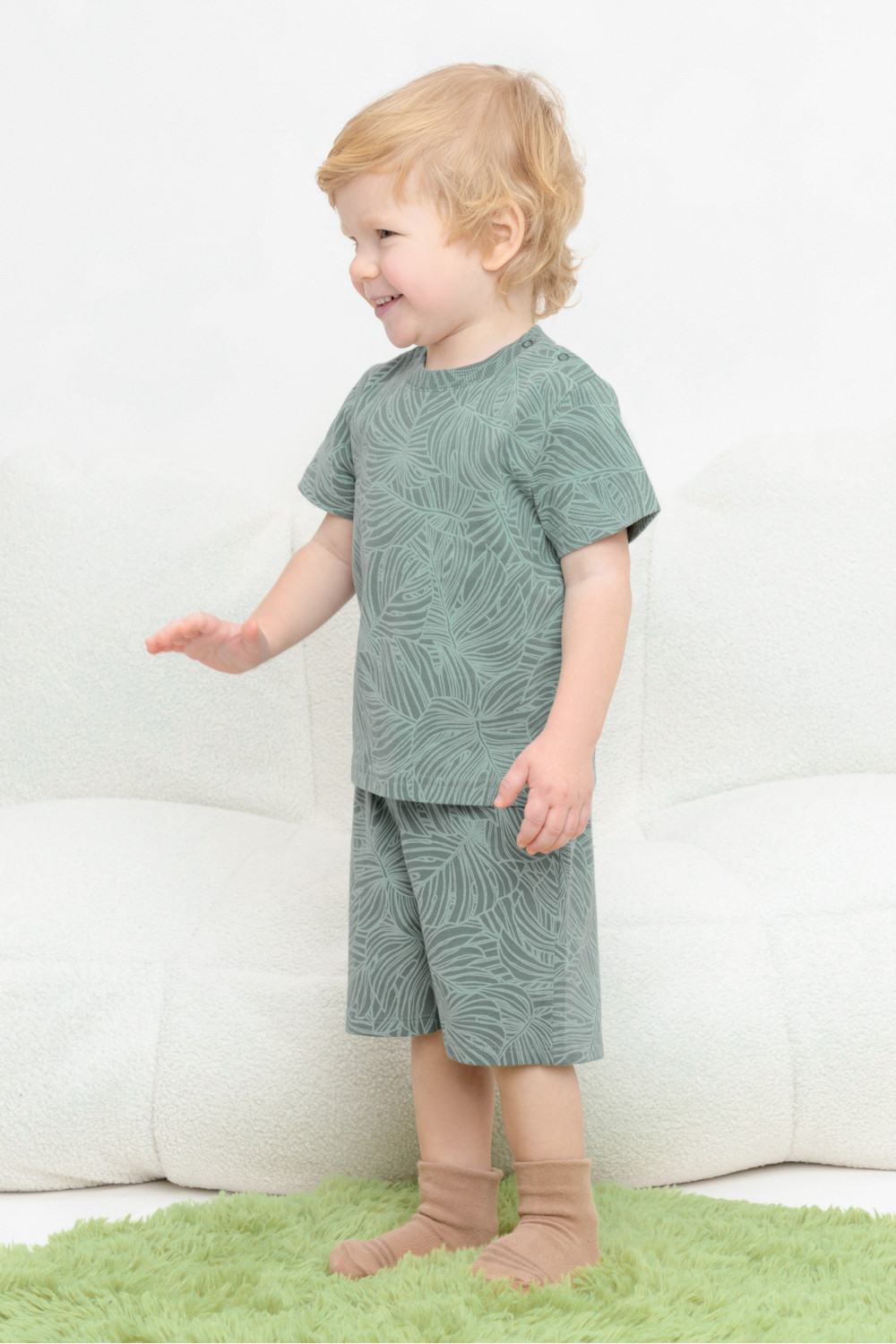 Шорты для мальчика, артикул: КР 400666, цвет: зеленый, фото 3