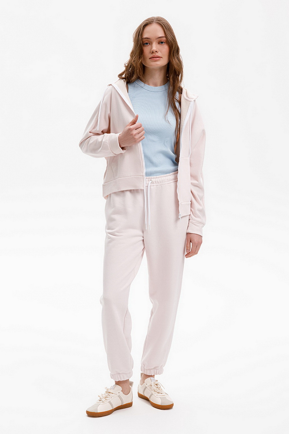 Брюки женские для мам, артикул: ЕВТ 4097, цвет: розовый, фото 3