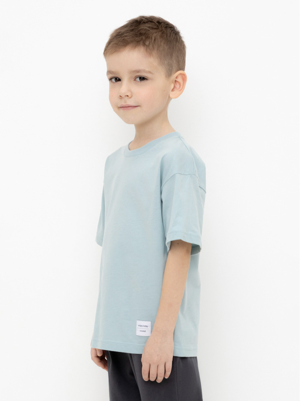Футболка для мальчика, артикул: КР 302401, цвет: голубой, фото 3