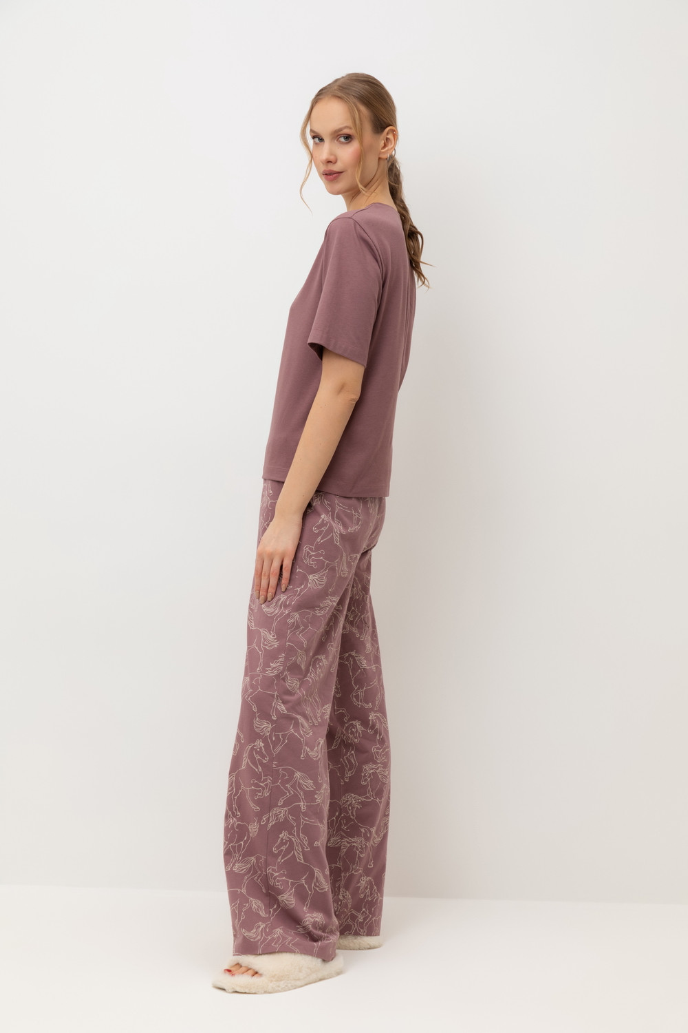 Комплекты для дома для мам, артикул: Е 20185, цвет: бордовый, фото 3