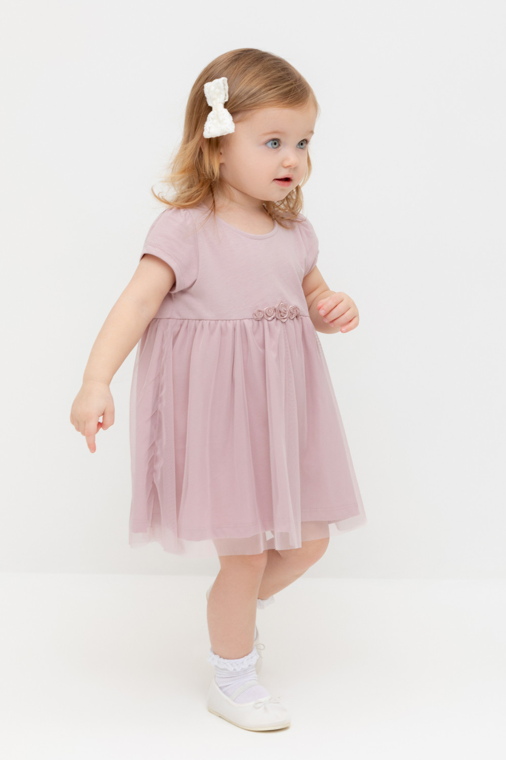 Платье для девочки, артикул: К 5858, цвет: розовый, фото 3