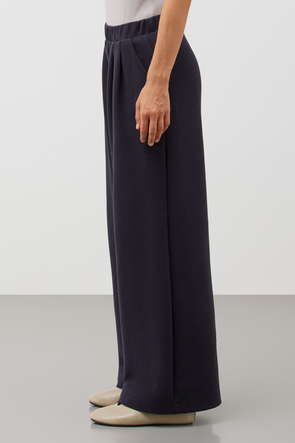 Брюки женские для мам, артикул: ЕВТ 4163, цвет: синий, фото 3