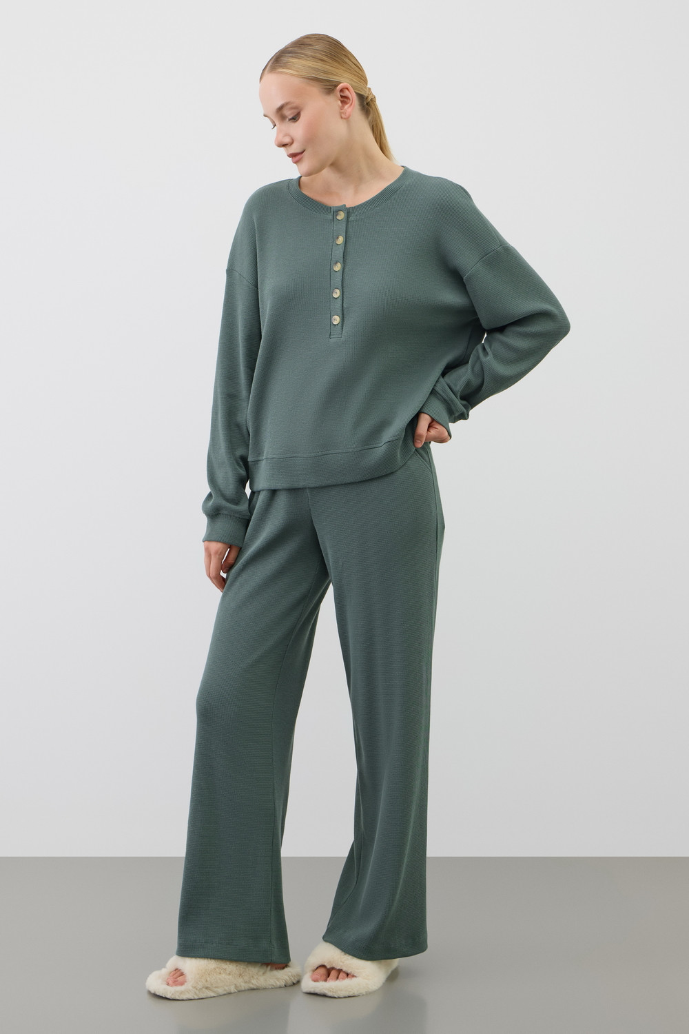 Комплекты для дома для мам, артикул: Е 20199, цвет: зеленый, фото 3