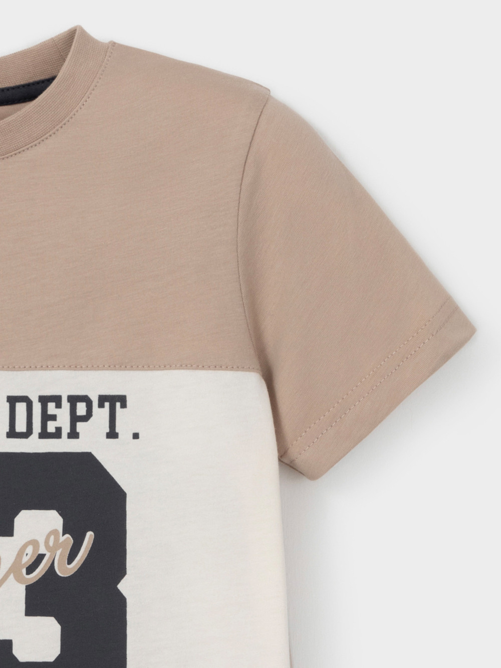 Футболка для мальчика, артикул: КР 302984-1, цвет: бежевый, фото 3