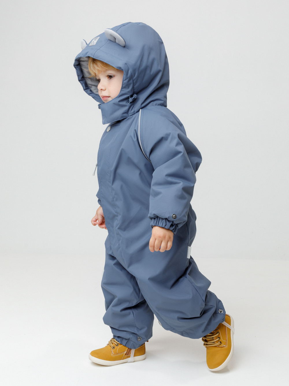 Комбинезоны утепленные для мальчика, артикул: ВК 60118/5 ГР, цвет: синий, фото 2