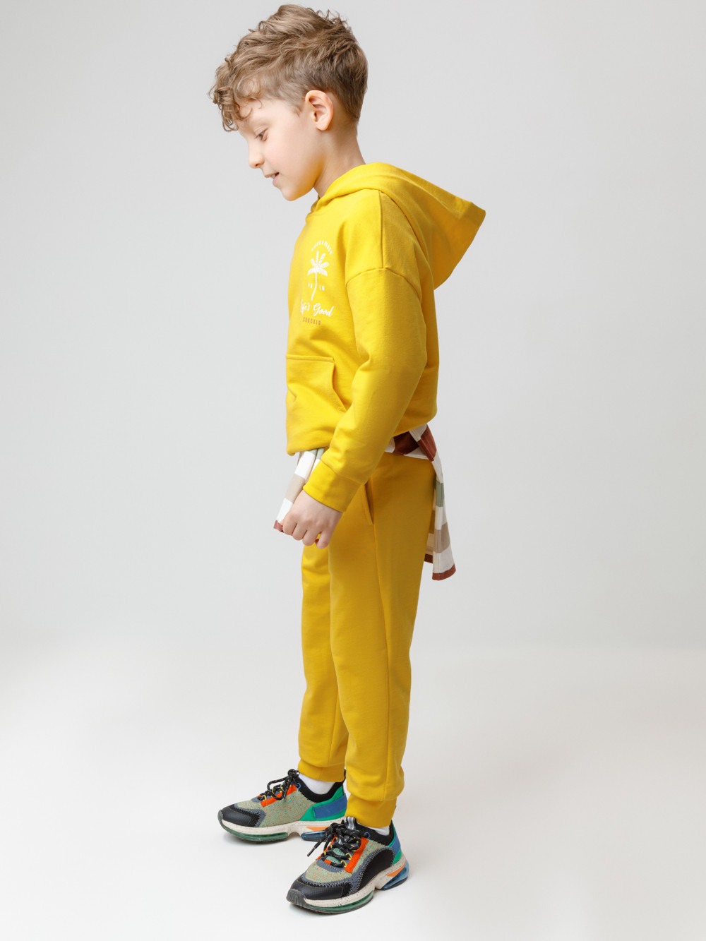 Брюки для мальчика, артикул: КП 400656, цвет: желтый, фото 3