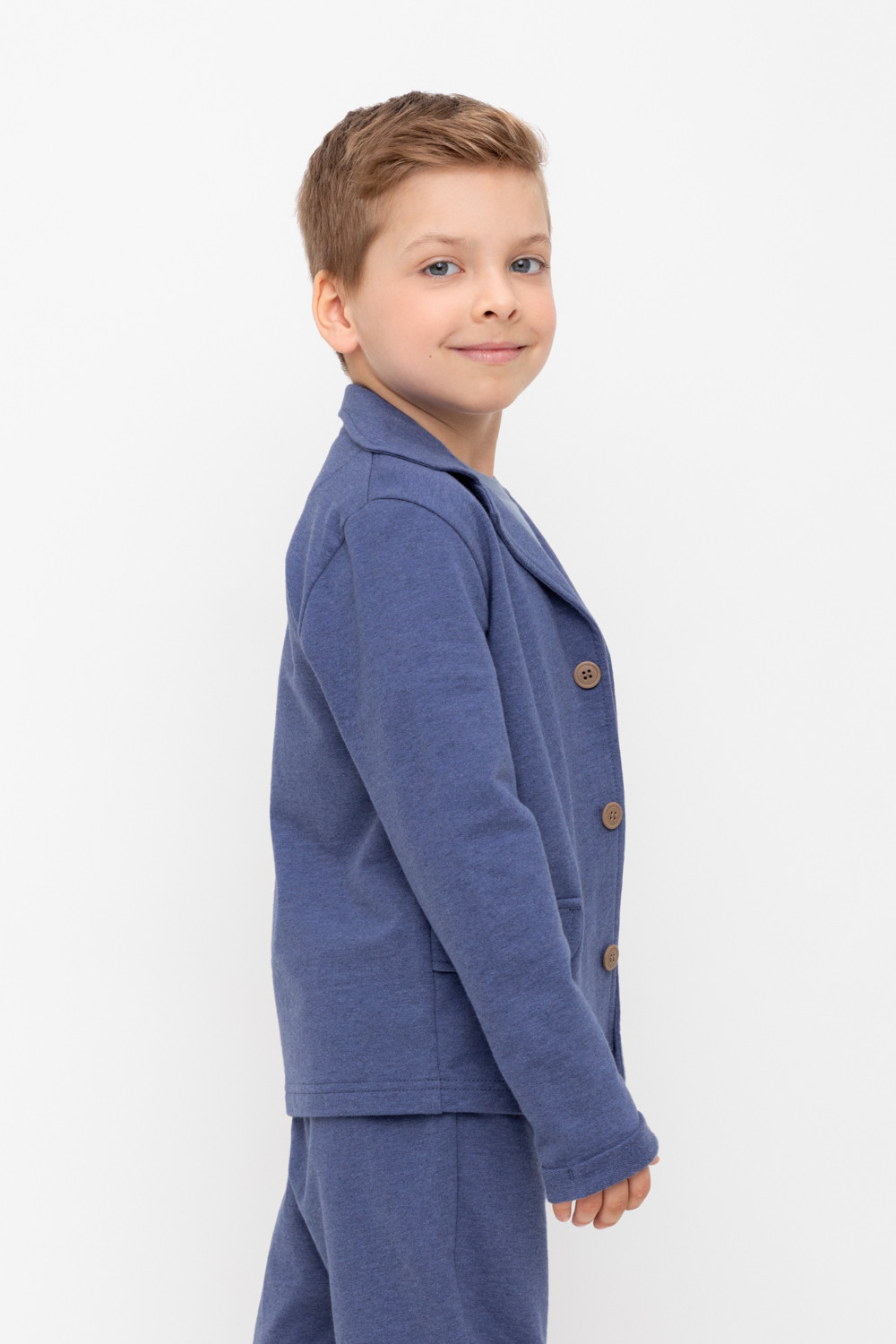 Жакет для мальчика, артикул: КР 302610, цвет: синий, фото 3