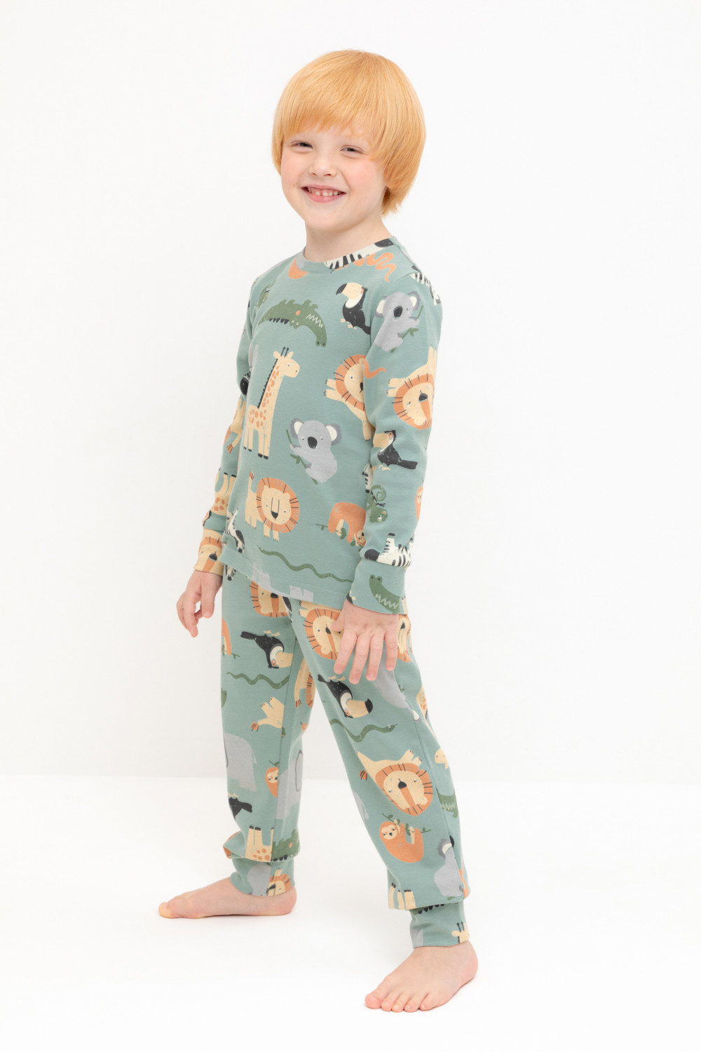 Пижама для мальчика, артикул: К 1552, цвет: минт, фото 3
