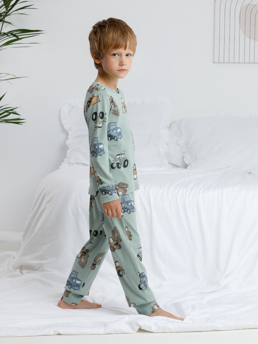 Пижама для мальчика, артикул: К 1552, цвет: минт, фото 3