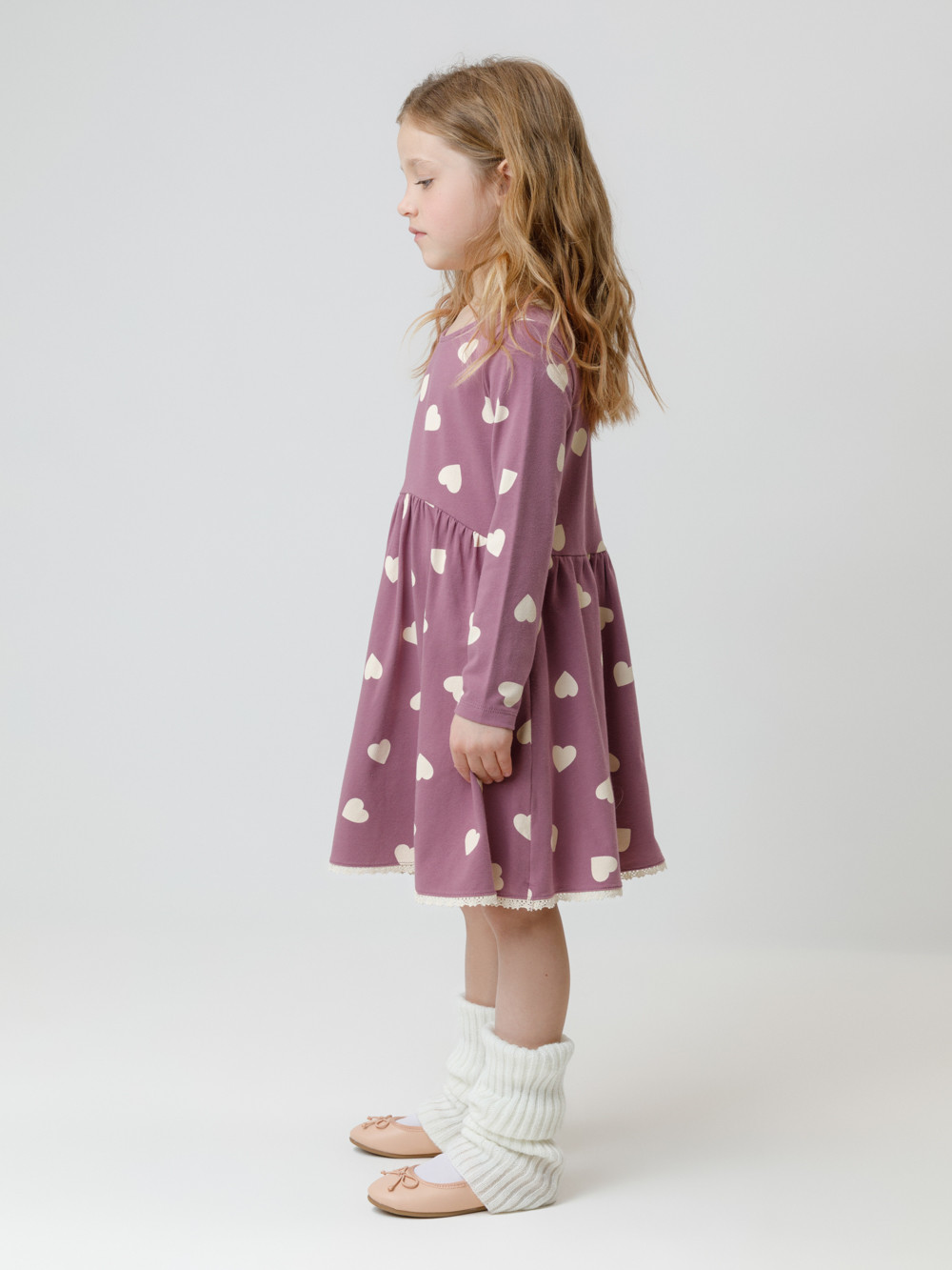 Платье для девочки, артикул: КР 5836, цвет: бордовый, фото 3