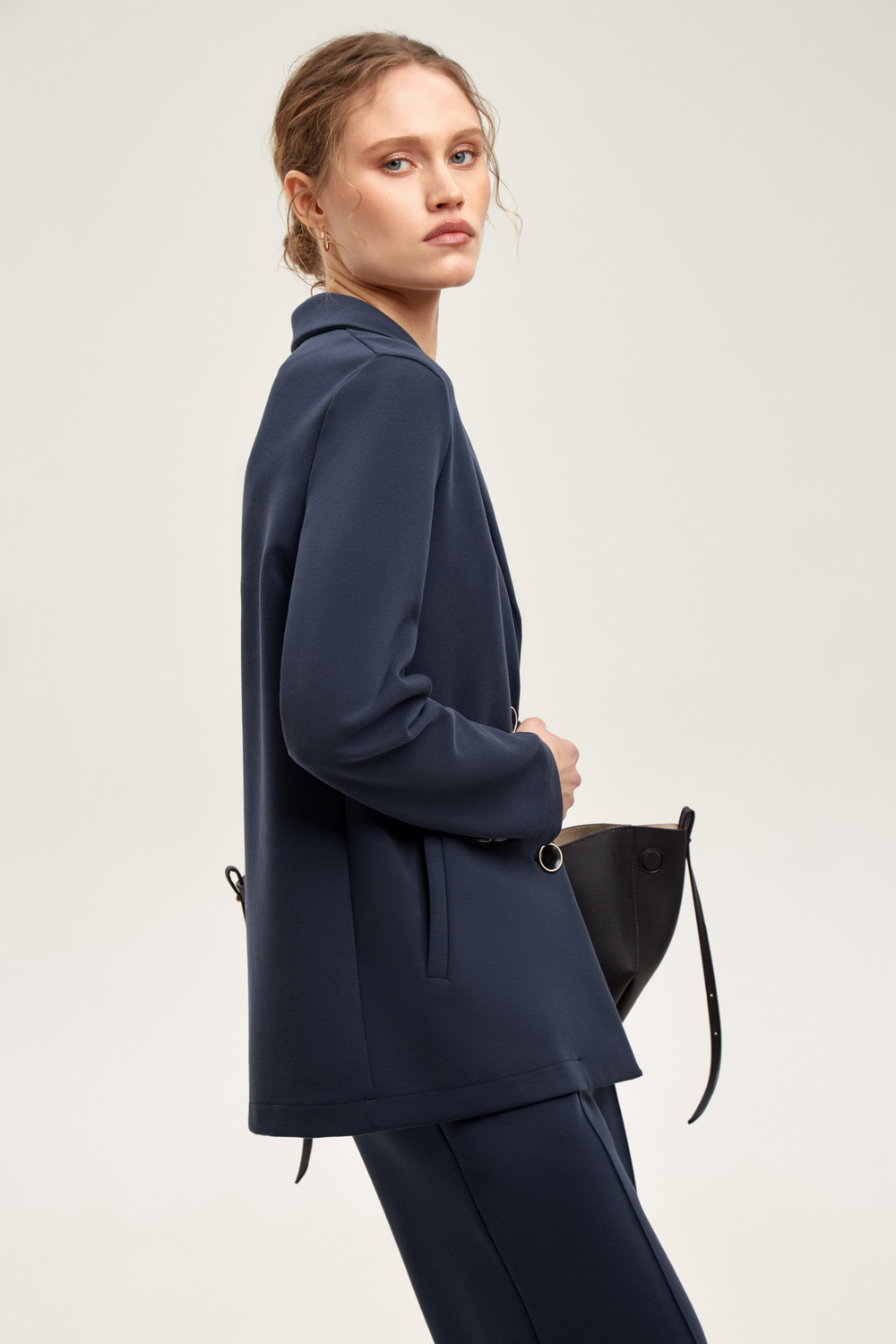 Жакеты, куртки женские для мам, артикул: ЕВТ 3291, цвет: синий, фото 3