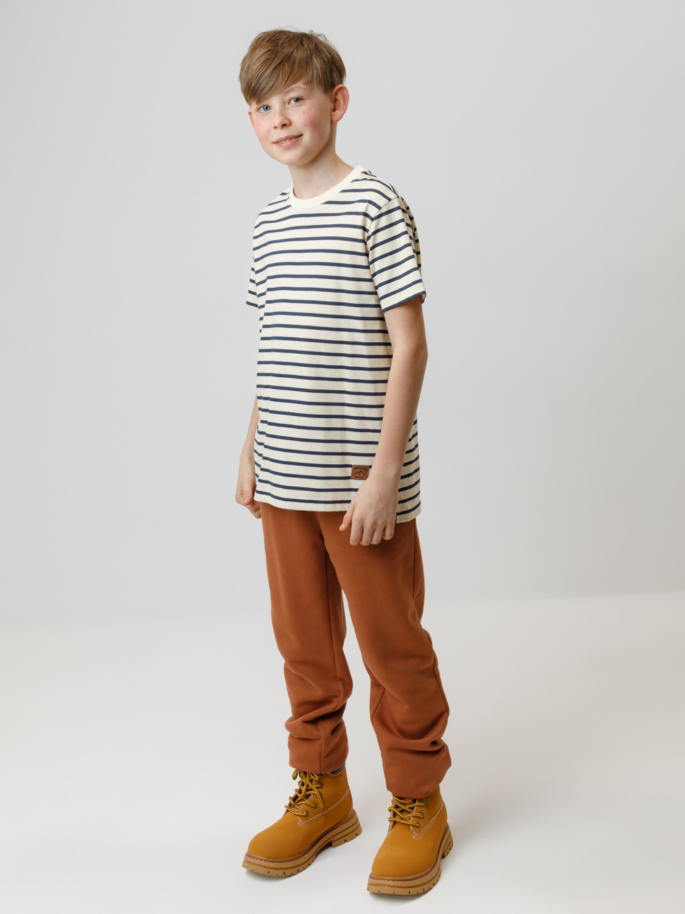 Футболка для мальчика, артикул: КР 302216, цвет: сахар, фото 3