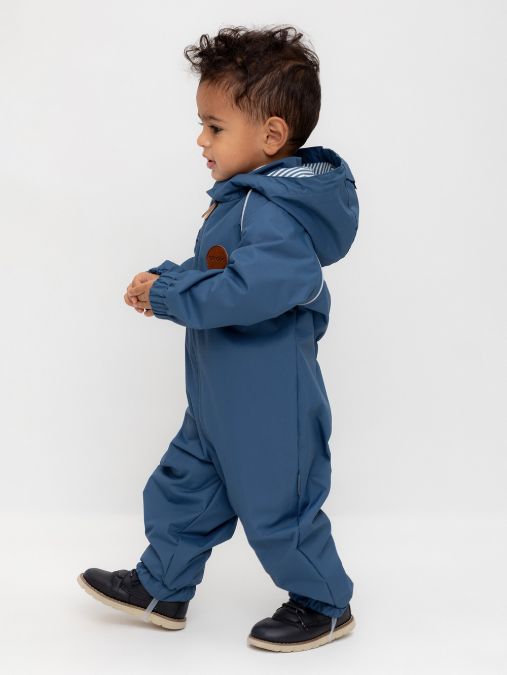 Комбинезоны утепленные для мальчика, артикул: ВК 60091/3 Ал, цвет: темно-синий, фото 3