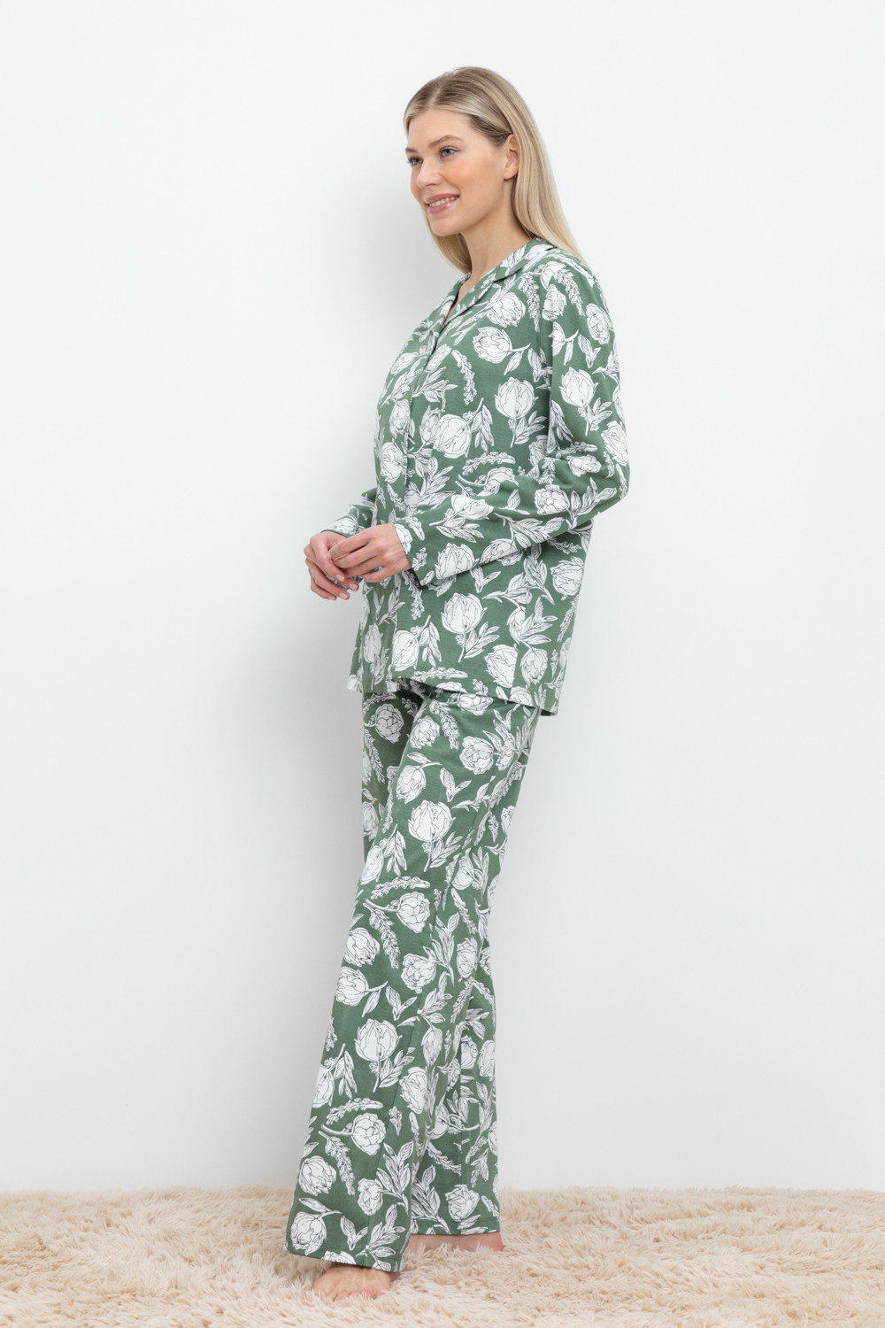 Комплекты для дома для мам, артикул: Е 20124, цвет: зеленый, фото 3