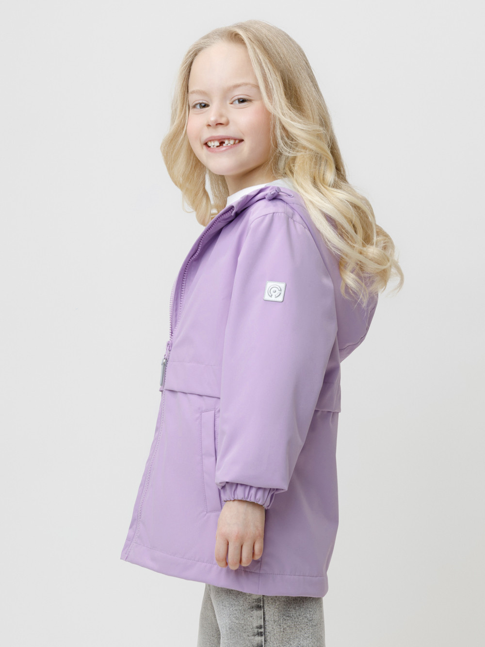 Куртка для девочки, артикул: ВК 32186/1 УЗГ, цвет: фиолетовый, фото 3