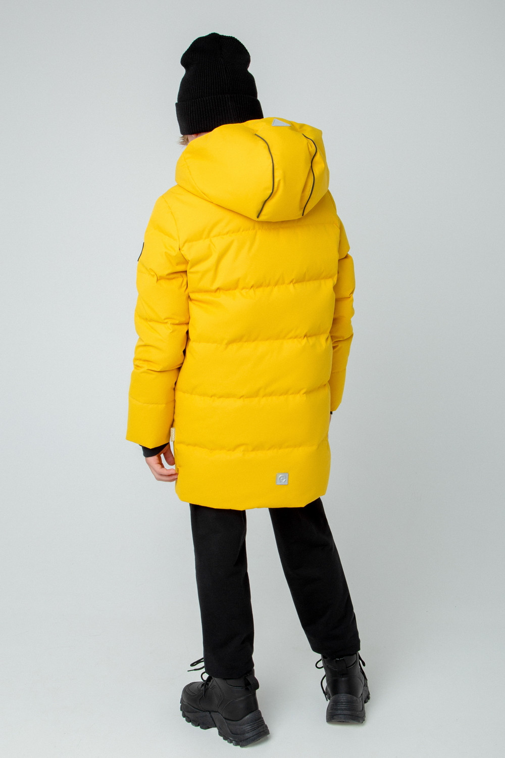 Пальто, плащи для мальчика, артикул: ВК 34064/1 УЗГ, цвет: желтый, фото 3